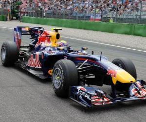 Puzzle Sebastian Vettel - Red Bull - Hockenheimring 2010